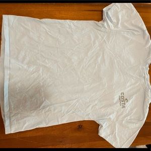 Light blue t shirt costa size mens medium